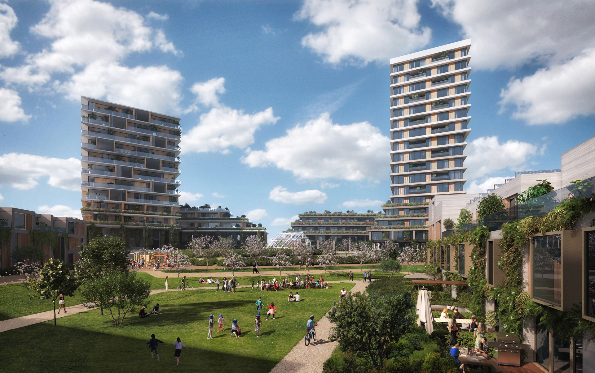 KCAP with Barcode Architects and Lodewijk Baljon Design De Waalhoven, in Nijmegen